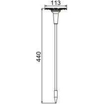 Decoration lumineuse solaire GALIX G4460 - Forme Tournesol - H44cm