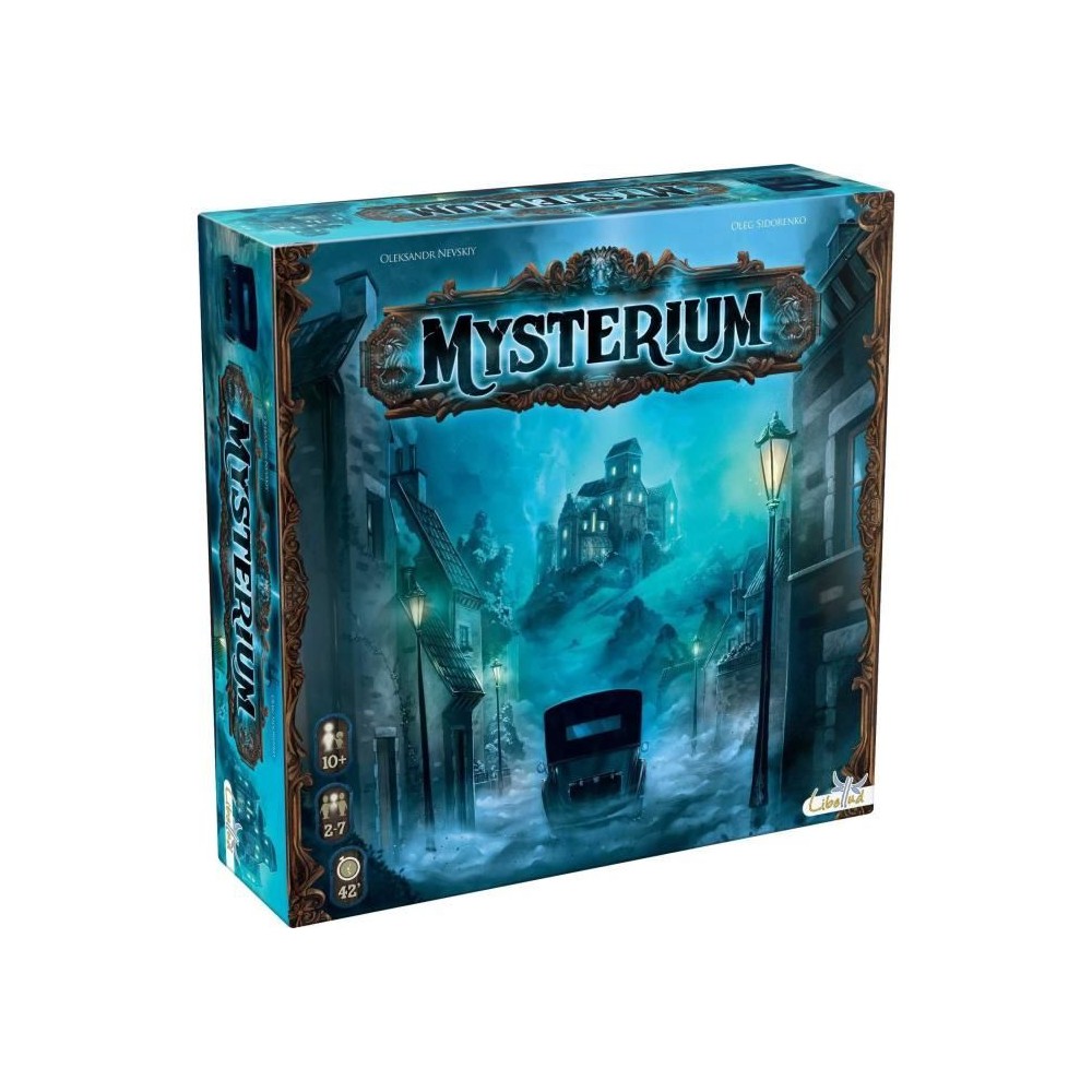 Libellud, Mysterium, Jeu de Société des 10 ans, Jeu d'Enquete Mystérieux & Coopératif, de 2 a 7 joueurs, 45 min, en Françai