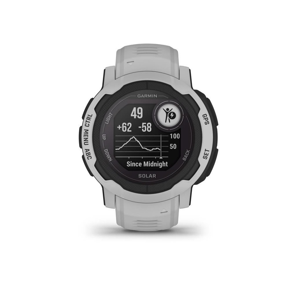 Montre connectée - GARMIN - Instinct 2 Solar - Mist Gray