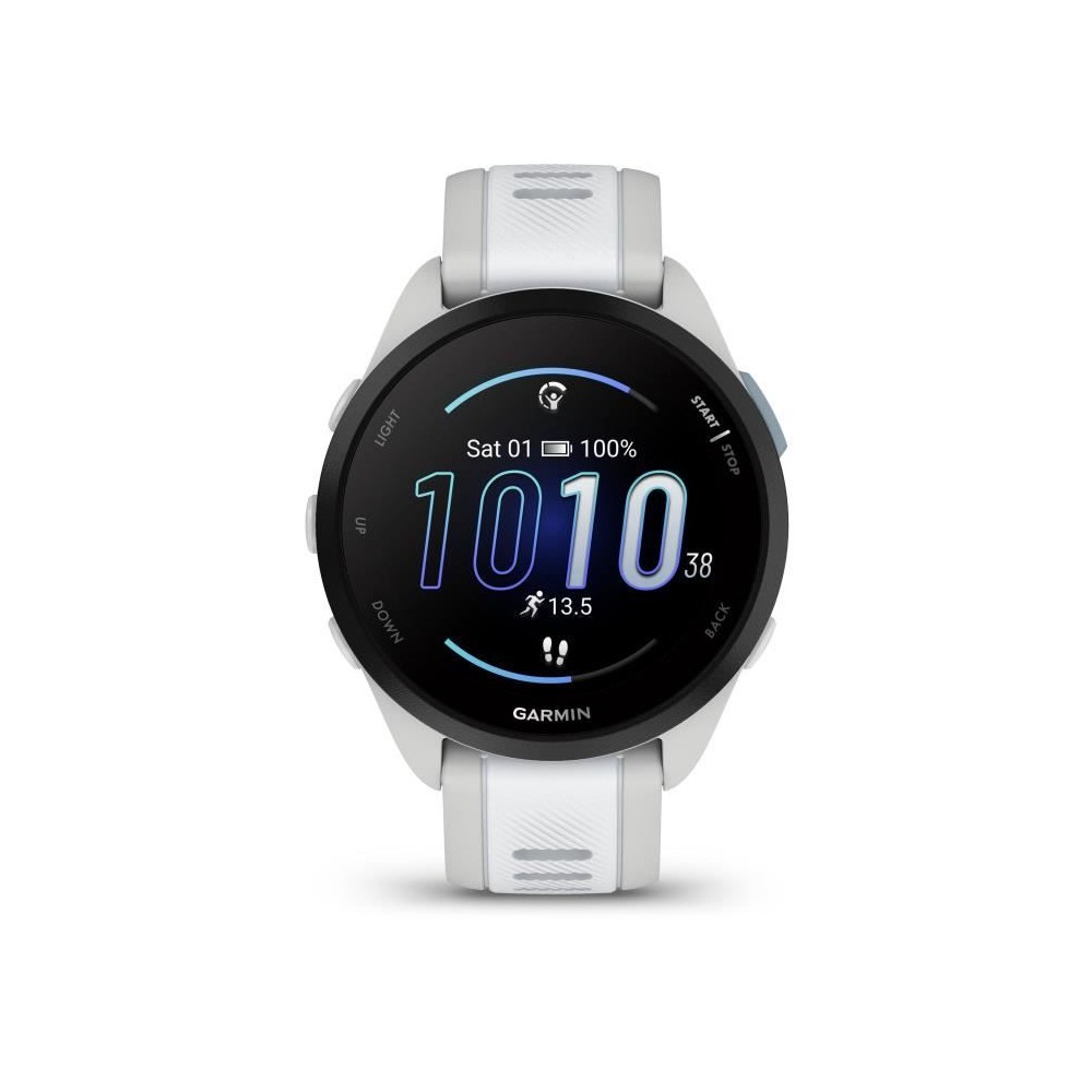 Montre GPS connectée - GARMIN - Forerunner 165 - 1,2 - Blanc avec bra