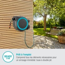 Dévidoir automatique mural RollUp XL GARDENA - Longueur 35m - Ø13mm