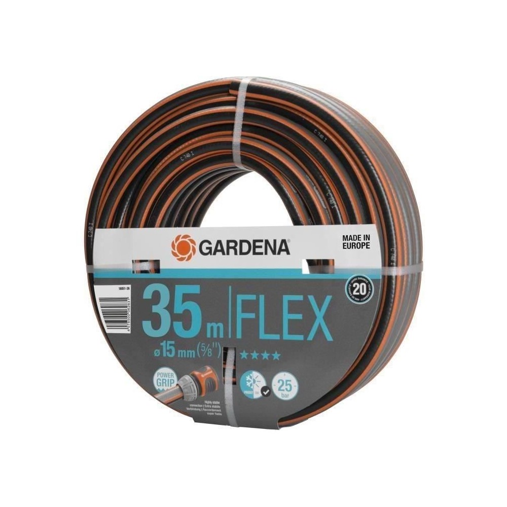 GARDENA Tuyau d'arrosage Comfort FLEX – Longueur 35m – Ø15mm –