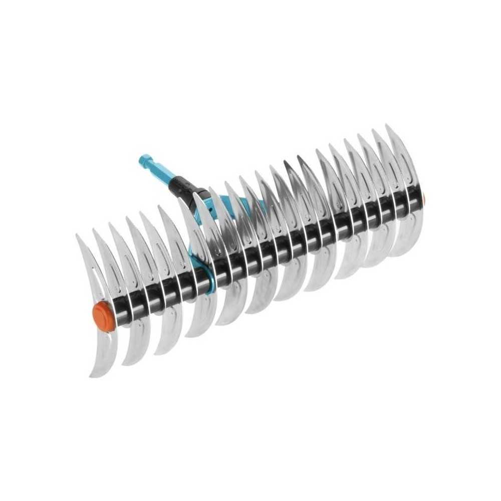 GARDENA Râteau-scarificateur 35cm Combisystem - Lames acier galvanis