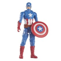 Figurine Captain America 30 cm, jouet Avengers Titan Hero Series pour enfants a partir de 4 ans, Marvel