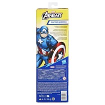 Figurine Captain America 30 cm, jouet Avengers Titan Hero Series pour enfants a partir de 4 ans, Marvel