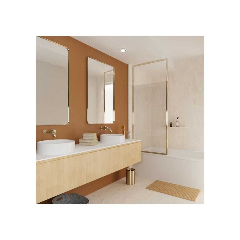 Pare Baignoire 1 volet - GELCO - ONLY Gold - 70 x 155 / 210