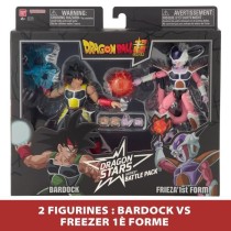 Figurine Dragon Stars - BANDAI - Dragon Ball Battle Pack Bardock vs Frieza 1st Form 17 cm