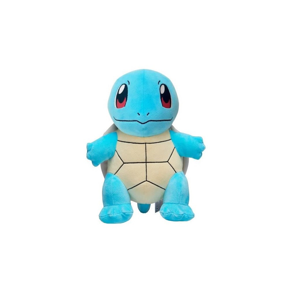 Peluche Carapuce (Squirtle) BANDAI - Pokémon - 30 cm - Toute douce - JW0058