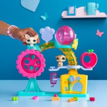 BANDAI - Littlest Pet Shop - Coffret Fun Factory - Ensemble de jeu avec 2 animaux, décor et accessoires - BF00519