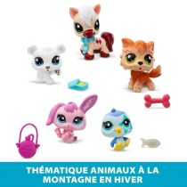 Pack de 5 Pets - BANDAI - Littlest Pet Shop Montagne - Animaux a collectionner