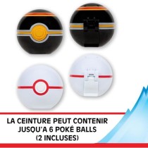 Ceinture - BANDAI - Pokémon Clip ‘N' Go - 1 ceinture, 2 Poké Balls et 1 figurine Salameche 5 cm