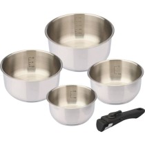 4 Casseroles - BAUMALU - COMETE - Tous feux dont induction - 14 a 20 cm