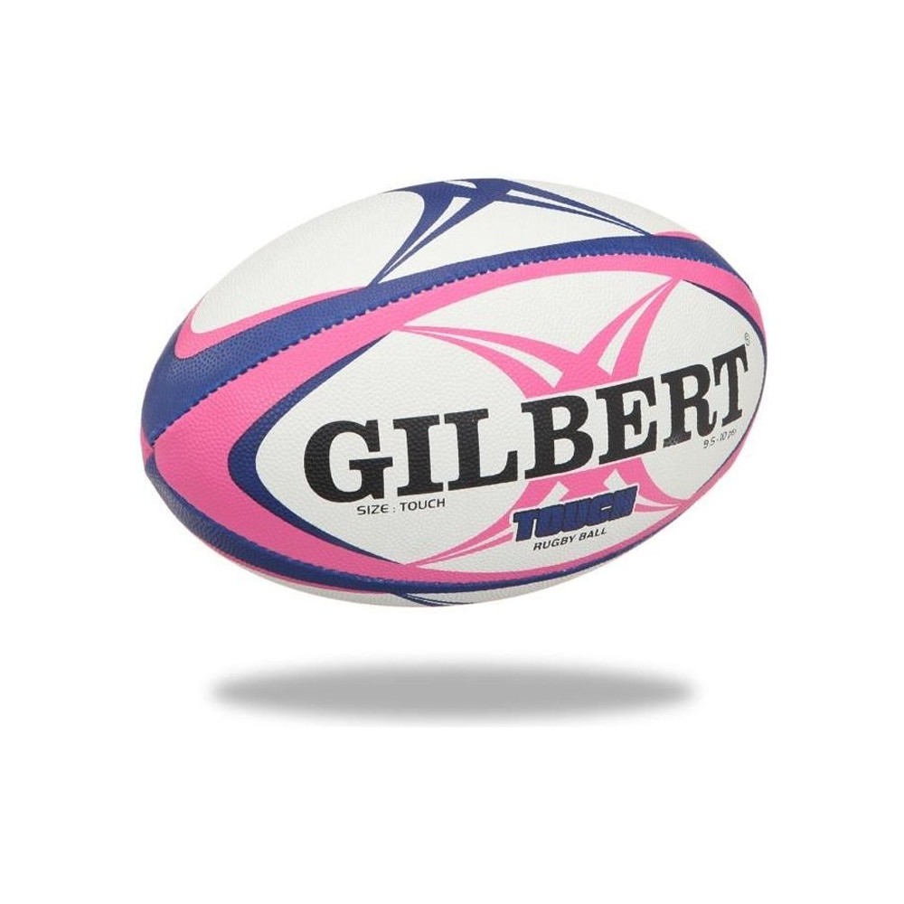 Ballon de rugby Touch - GILBERT - Taille 4 - Homme - Rose et bleu