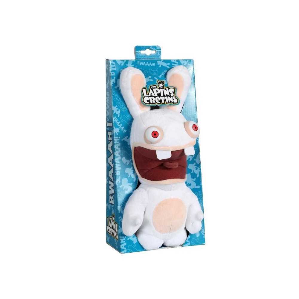 Gipsy Toys - Lapins Crétins Sonores - Bouche Ouverte - 28 cm - Blanc