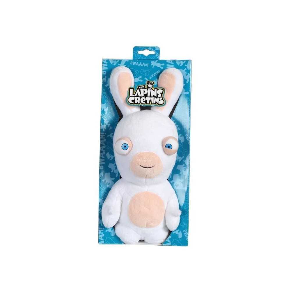 Gipsy Toys - Lapins Crétins Sonores - Bouche Fermée - 28 cm - Blanc