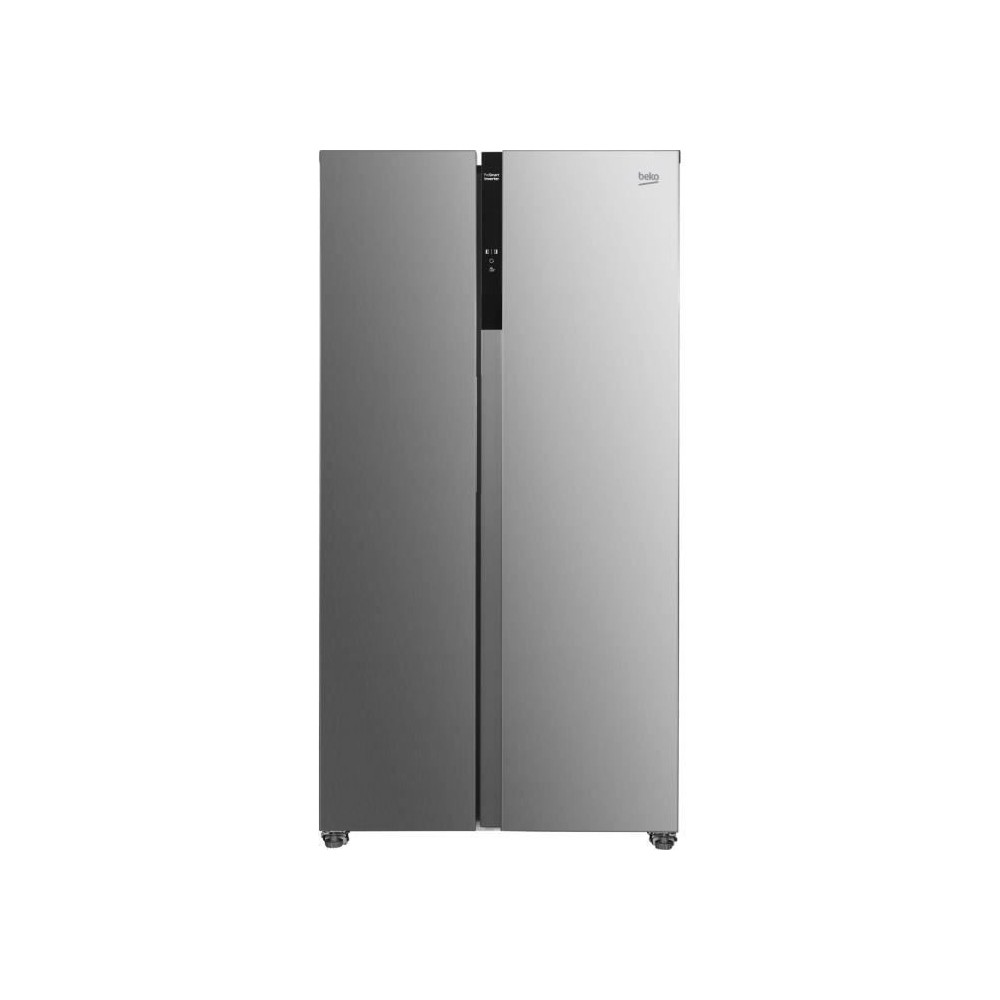 Réfrigérateur Side by Side - BEKO - GNO5323XPN - Froid ventilé - Classe D - 532 L - 177 x 91 x 67 cm - Inox