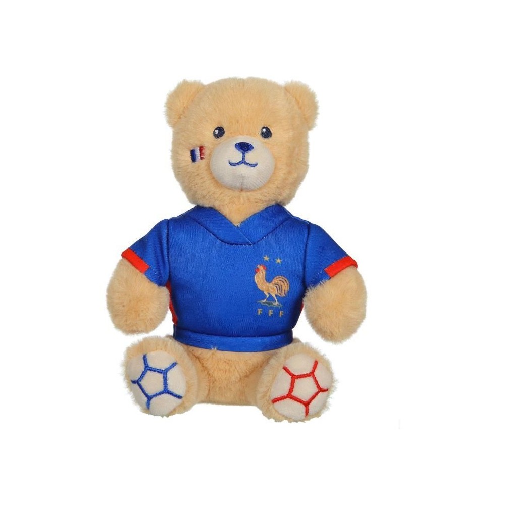 Peluche Ours FFF - GIPSY TOYS - Maillot, 15 cm