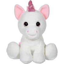 Peluche Licorne GIPSY - Puppy Eyes Pets 40 cm - Blanc - Pour Enfant de