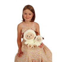 Peluche Chien Hoody Pets - GIPSY TOYS - Creme, 24 cm