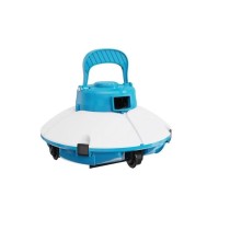 BESTWAY Robot aspirateur Frisbee - Pour piscine a fond plat - 5 x 3 m