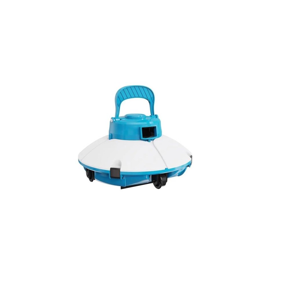 BESTWAY Robot aspirateur Frisbee - Pour piscine a fond plat - 5 x 3 m