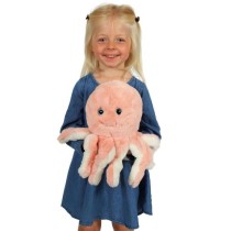 Peluche Pieuvre - GIPSY TOYS - Rose, 32 cm