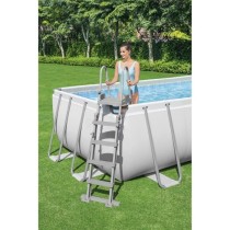 Kit Piscine hors sol tubulaire BESTWAY Power Steel™ - 640 x 274 x 132 cm - Rectangulaire (Filtre, échelle, diffuseur, bâche)