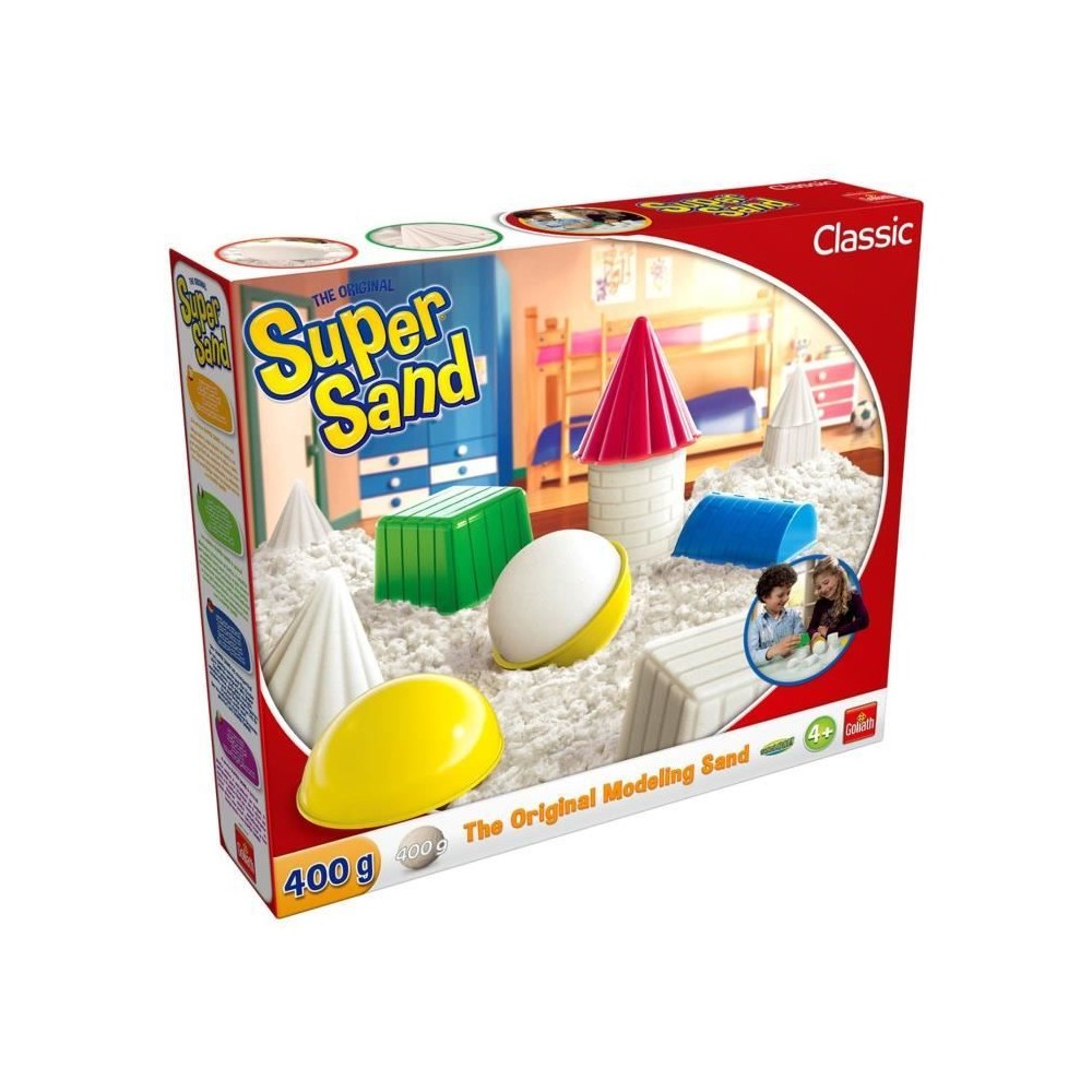 SUPER SAND Classic - Loisir créatif - Sable a modeler - GOLIATH