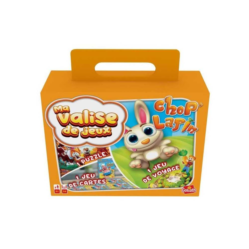 Valisette Multi Jeux 3-Chop Lapin Voyage GOLIATH