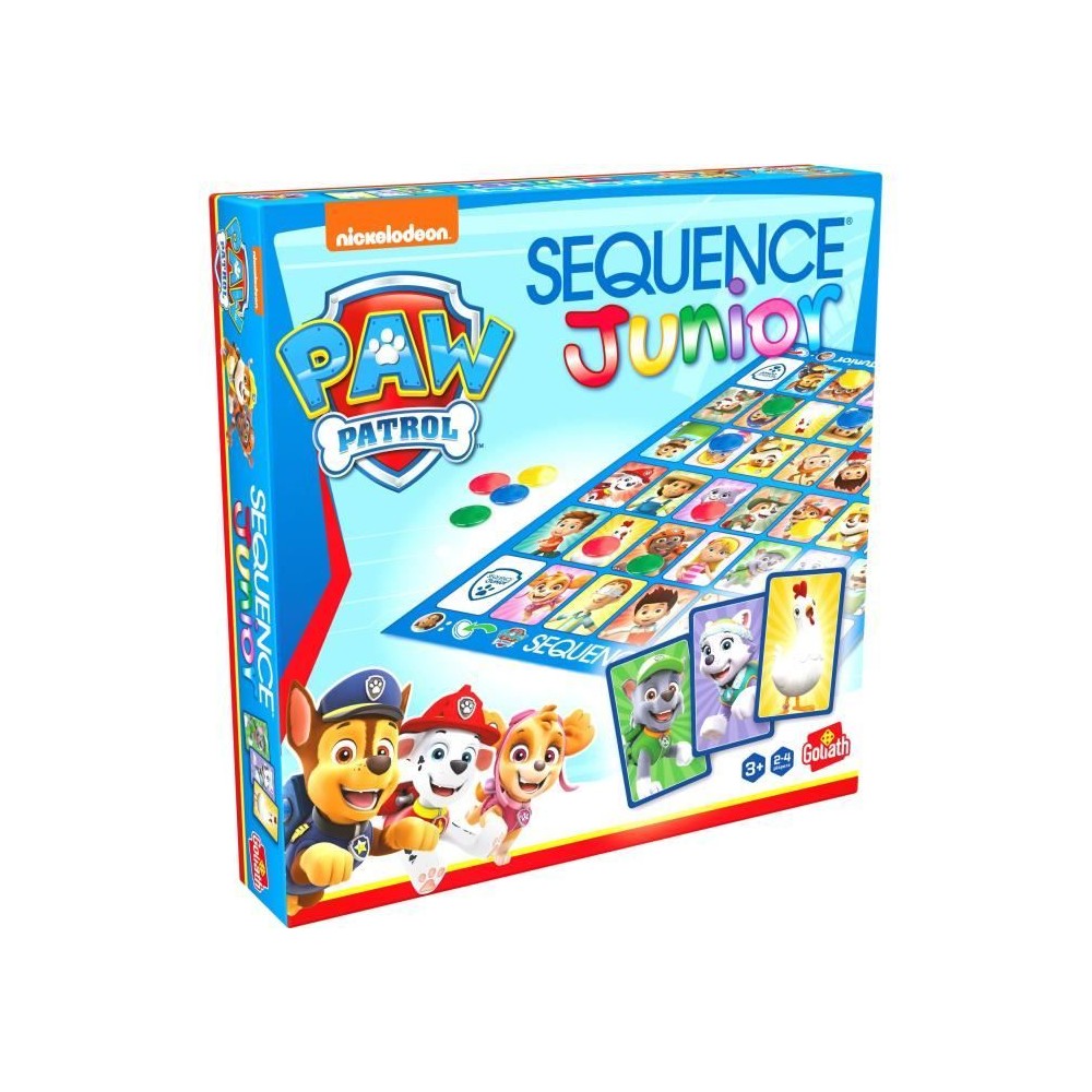 Jeu de société - GOLIATH - Sequence Junior Pat'Patrouille - Jeu fami