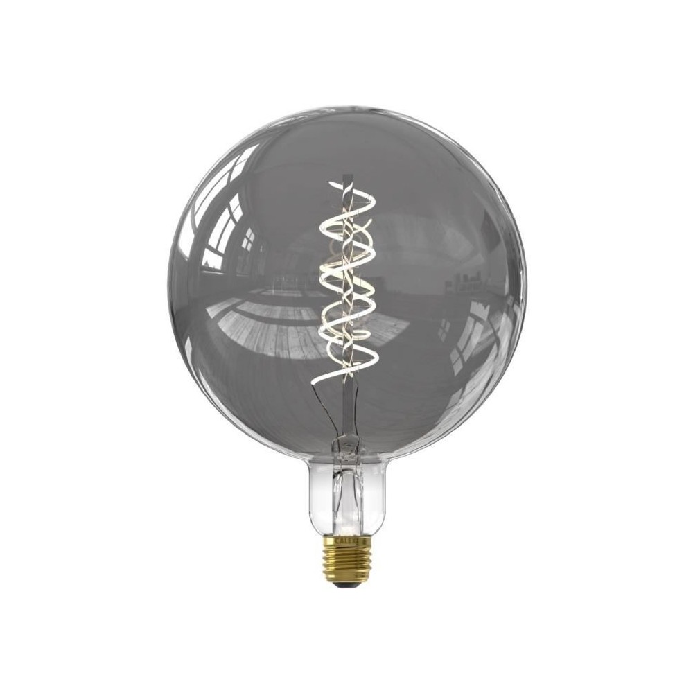 Ampoule LED E27 - CALEX - G200 SMART LED - 5 W - 130 lm - 2100 K - Intensité variable - Titanium