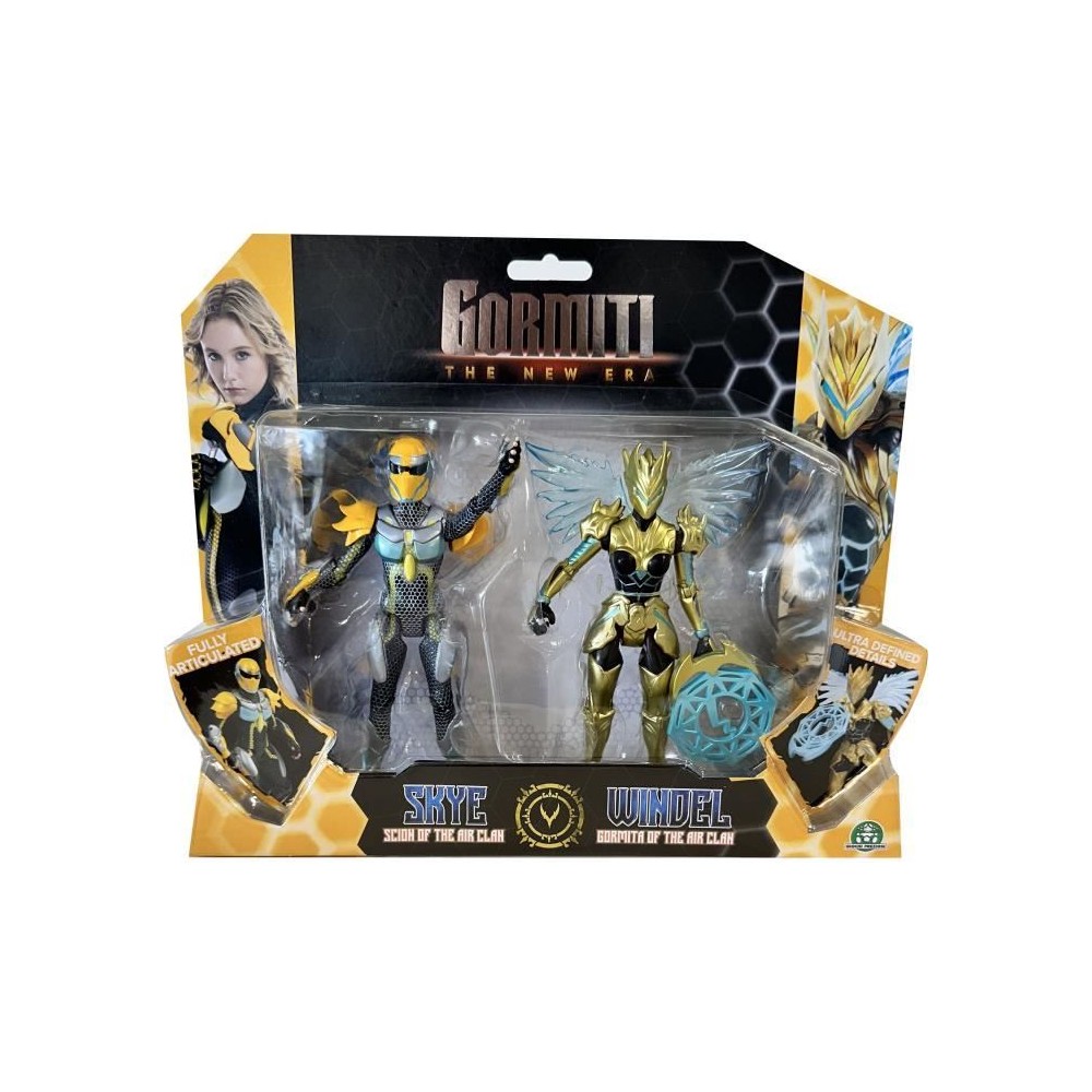 Coffret figurines - GORMITI - Scion et Gormiti associé Air - Skye et