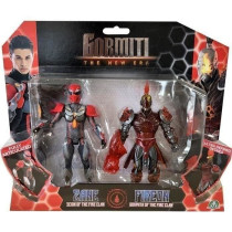 Coffret figurines - GORMITI - Scion et Gormiti associé Feu - Zane et