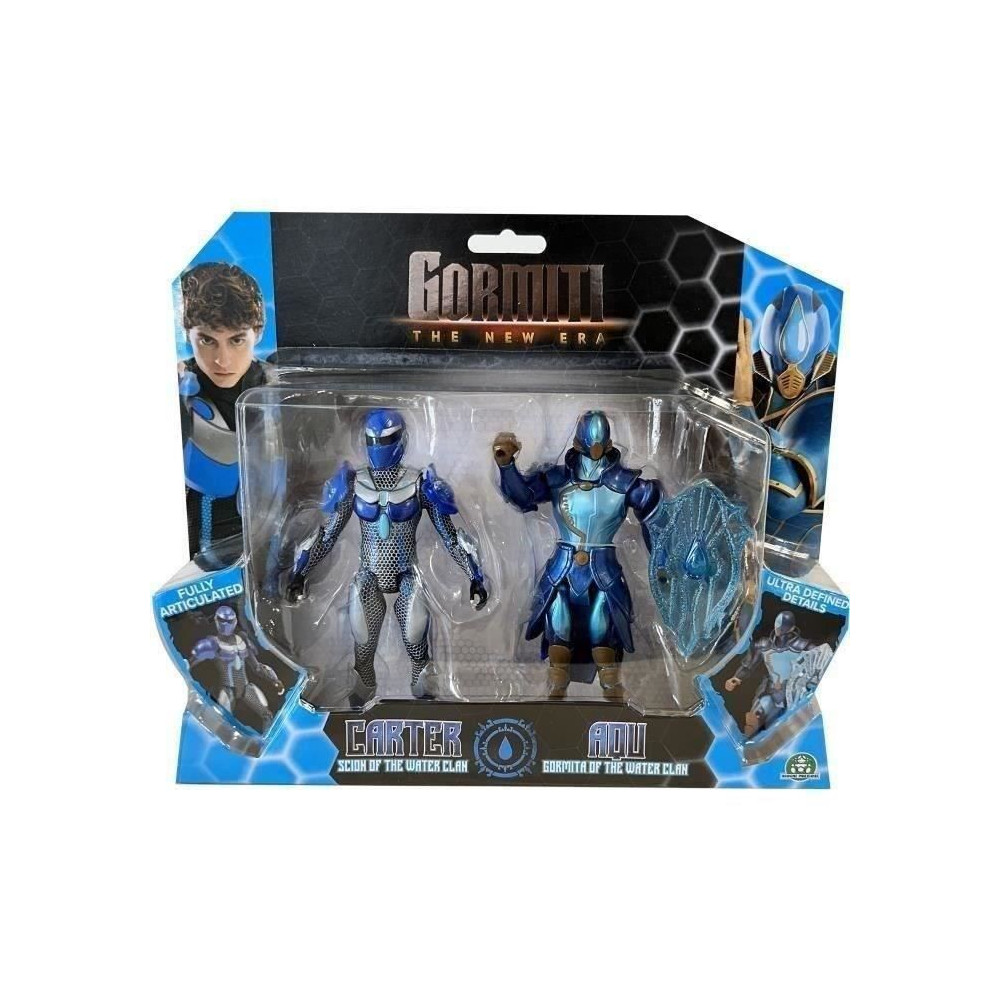 Coffret figurines - GORMITI - Scion et Gormiti associé Eau - Carter e