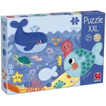 Puzzle XXL - Océan - GOULA - 4 éléments - 60 x 52 cm - Pour Bébé