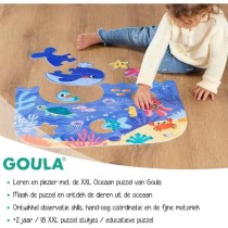 Puzzle XXL - Océan - GOULA - 4 éléments - 60 x 52 cm - Pour Bébé