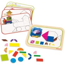 Jeu éducatif - GOULA - Coffret formes magnétiques - 12 activités av