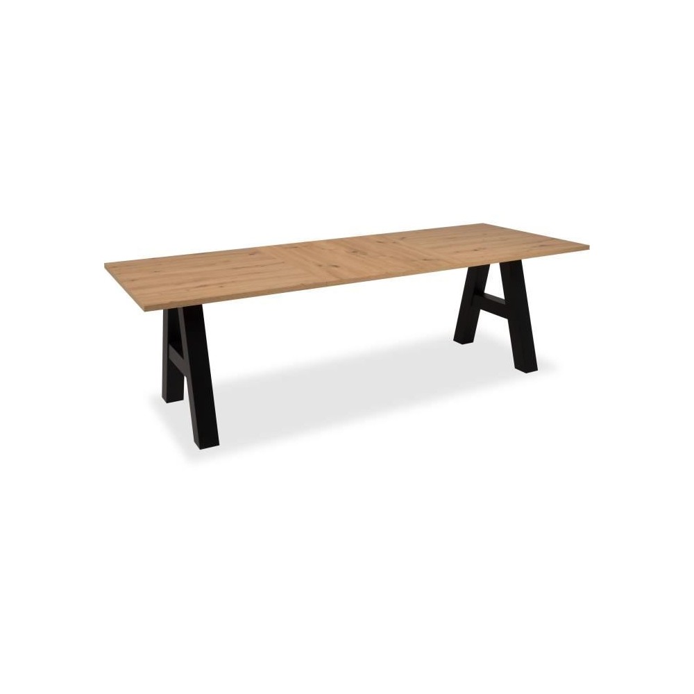 Table a manger GRANADA extensible - Style Industriel - 6/10 personnes