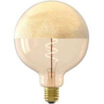 Ampoule LED E27 - CALEX - XXL SPECIALS G125 - Filament simple spirale - 4 W - 120 lm - 1800 K - Or