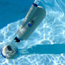 GRE - Nettoyeur de fond a batterie pour spas et piscines hors-sol - É