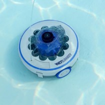 GRE - Robot a batterie rechargeable pour Piscine hors-sol jusqu'a 7,30