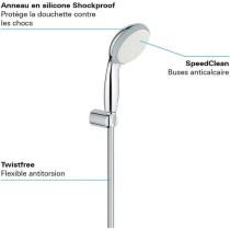 Ensemble de douche 1 jet avec support mural - GROHE - Vitalio Go 100 -