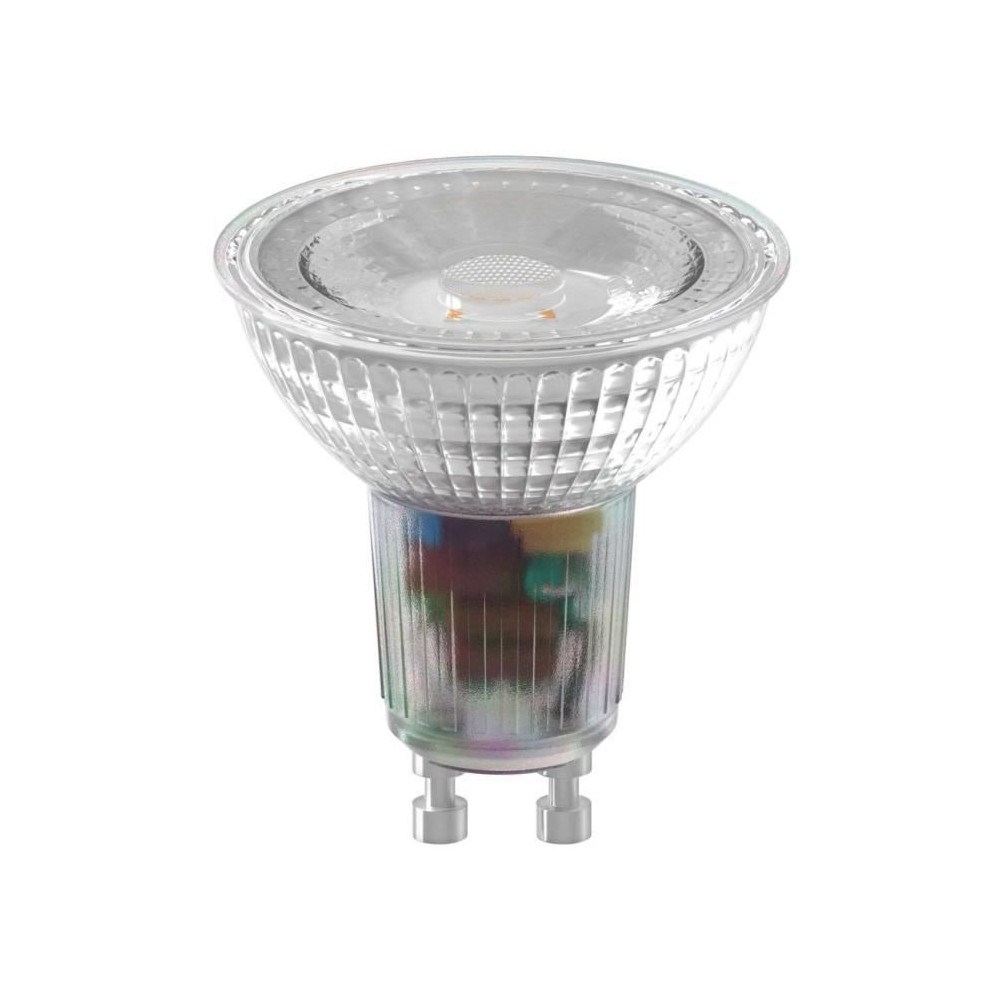 Ampoule LED reflecteur - CALEX - GU10 - 4,9 W - 345 lm - 2700 K - Intensité variable - Chrome