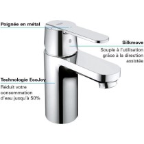 GROHE Mitigeur monocommande Lavabo Taille S Get Chromé 23586000