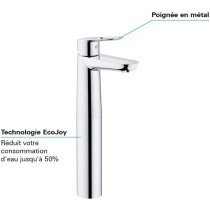 Mitigeur monocommande vasque a poser - GROHE - Taille XL - Chromé - H