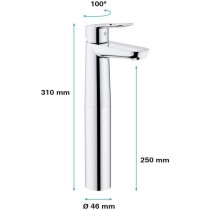 Mitigeur monocommande vasque a poser - GROHE - Taille XL - Chromé - H