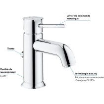 GROHE Mitigeur monocommande Lavabo Taille S Start Classic Chromé 2378