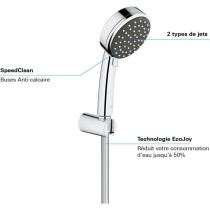 GROHE Ensemble de douche 2 jets avec support mural Vitalio Comfort 100