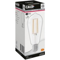 Ampoule LED E27 - CALEX - RUSTIC ST64 - Filament droit - 4,5 W - 470 lm - 2700 K - Intensité variable - Transparent