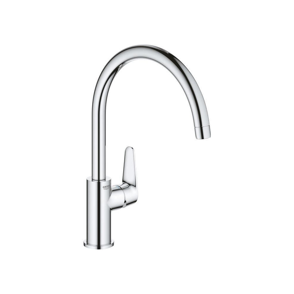 Mitigeur monocommande Evier - GROHE - 31554001 - Col de cygne - Chrom